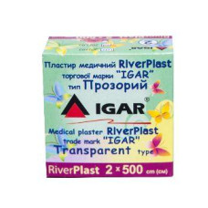 Пластир медичний RiverPlast ТМ "IGAR" Прозорий (поліетиленовий) 2х500