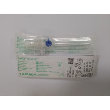 Канюля внутрішньовенна Vasofix® Braunule 0,9 x 25 мм 22G x 1" 36 мл/хв, синя