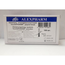 Шпатель ЛОР дерев'яний стер. "ALEXPHARM"
