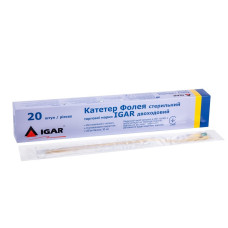 Катетер Фолея латекс. 2-ходовий  Fr 18   "IGAR"
