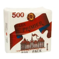 Серветки паперові "Прімієр"   № 500 , білі